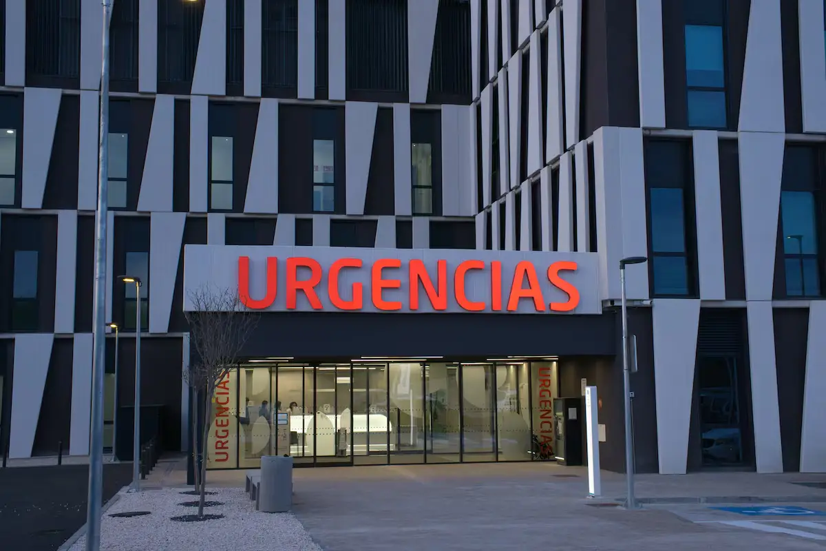Entrada de urgencias de un centro médico